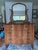 Antique 1900’s Atlas Furniture Co. Tiger Oak Serpentine Dresser With Tilting Beveled Mirror and Bail Pull Handles For Sale - Image 13 of 17