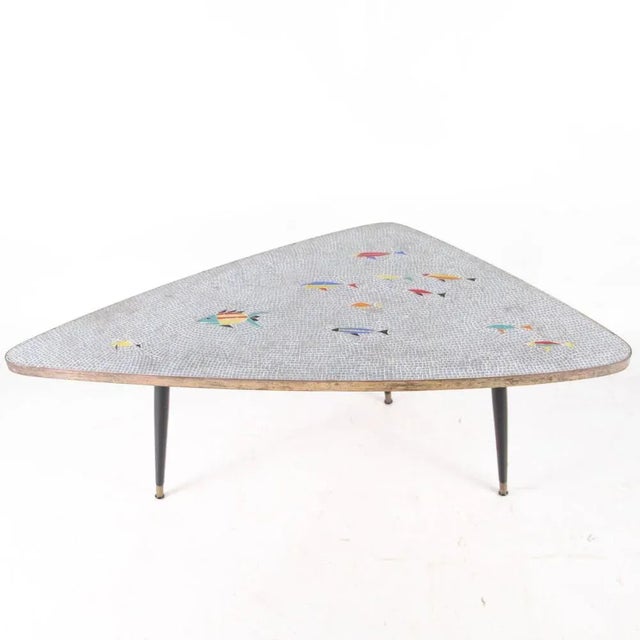 Glass Mosaic Coffee Table, 1970s For Sale - Image 12 of 12
