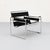Wassily armchair, designed by Marcel Breuer, Knoll production, late 1970s. Also known as the B3 chair, the Wassily was...