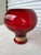 1970s Vintage Red Balloon Glass Jug ,Vase For Sale - Image 5 of 6