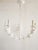 Florian Troy Lighting White Gesso Leaf Motif Chandelier For Sale - Image 10 of 12