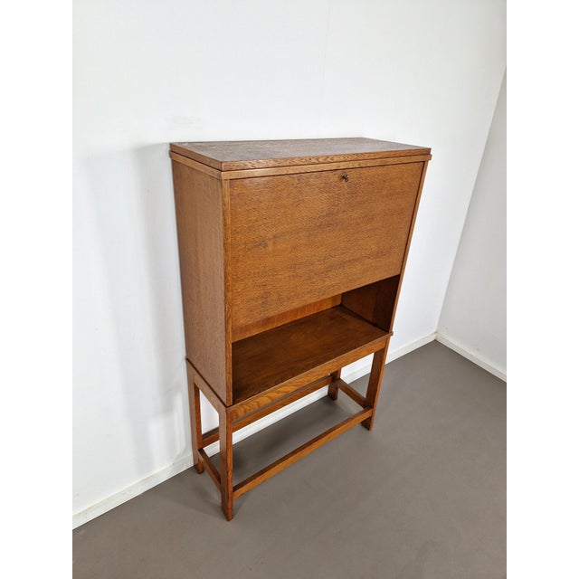 Art Deco Cabinet in Oak, 1930s For Sale - Image 6 of 11