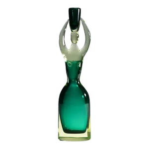 Large Cenedese (Attr.) Sommerso Glas Candle Stick Designed by Antonio Da Ros