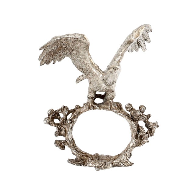 Traditional Late 20th Century Reed & Barton Eagle Napkin Ring, 1824 Collection For Sale - Image 3 of 3