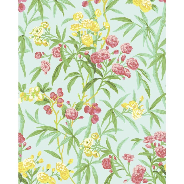 Contemporary The House of Scalamandré Lanai Wallcovering, Passionfruit For Sale - Image 3 of 3