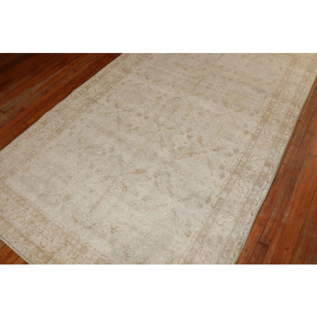 Mid 20th Century Worn Vintage Turkish Rug - 5'3" x 9' For Sale - Image 5 of 10