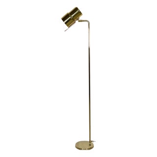 Model 154 Brass Floor Lamp by Hans Agne Jakobsson, 1960s For Sale