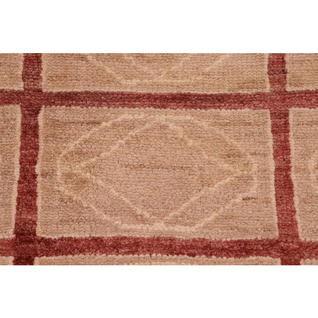 1990s 1990s 1990s Boho Chic Gabbeh Tan/Brown Wool Rug For Sale - Image 5 of 10