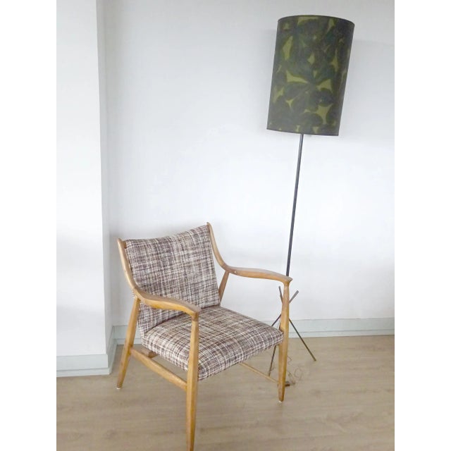 Black Tripod Floor Lamp, 1950s For Sale - Image 8 of 13