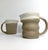 Pair of Rustic Modern Hand-Thrown Pitchers For Sale - Image 9 of 9