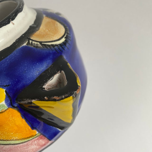 Mid 20th Century Majolica Tea Pot by La Musa, Italy For Sale - Image 10 of 11