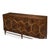 Brown Geometric Parquetry Sideboard in Honey Brown For Sale - Image 8 of 12
