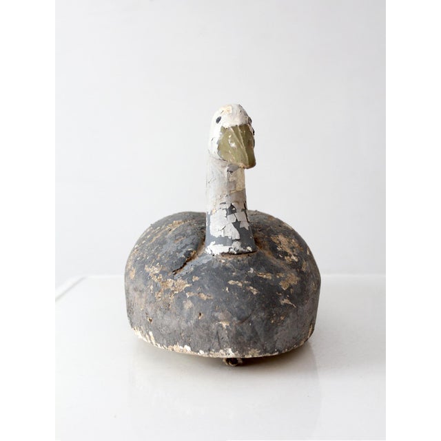 Vintage Swan Folk Art Hunting Decoy For Sale - Image 6 of 17
