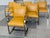 Bauhaus Chrome & Yellow Leather Chairs in the Style of Ludwig Mies Van Der Rohe & Lilly Reich - A Set of 6 For Sale - Image 3 of 15