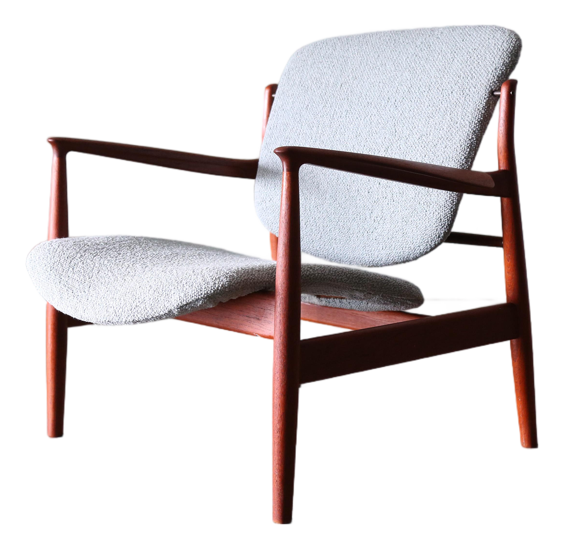遊  冬号　No.5　1973年 ❺ 1950s Early Teak France Lounge Chair No. 136 Designed by Finn Juhl