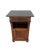 Victorian Walnut Marble Top Nightstand Cabinet For Sale - Image 12 of 15