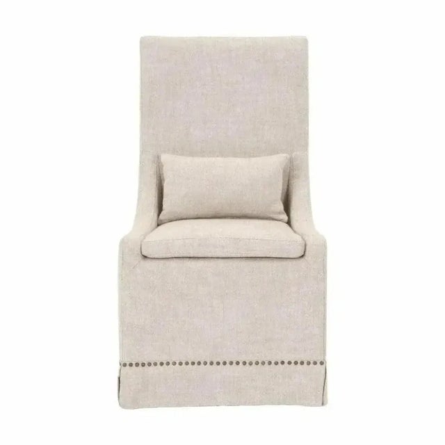 Colleen Bisque French Linen Dining Chair Set of 2 by Essential for Living For Sale - Image 4 of 7
