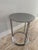 Small Chrome Plated Steel Side Table MaxAlto for B&b Italia For Sale In Miami - Image 6 of 8