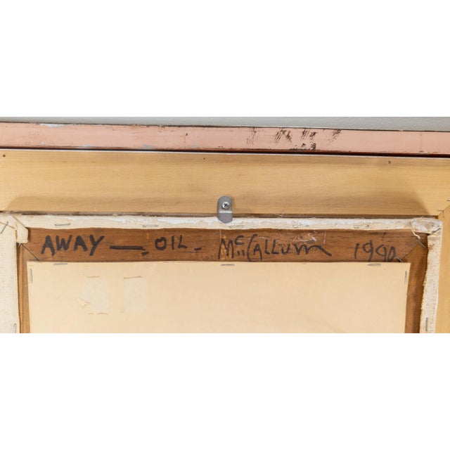 1990's Contemporary Modern Abstract Painting by Corrie McCallum of Charleston For Sale - Image 11 of 12