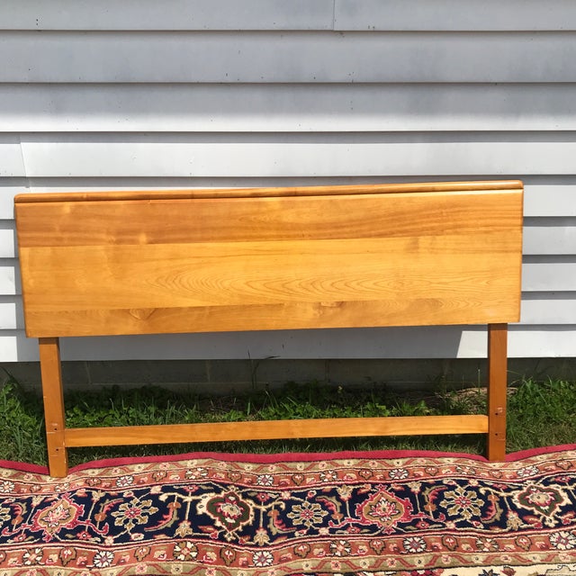 MidCentury Modern HeywoodWakefield Maple Full Size Headboard Chairish