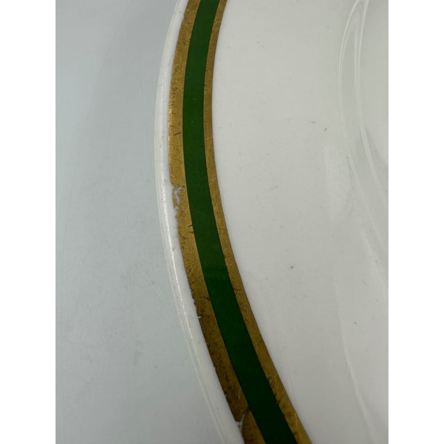 Mid 20th Century Vintage New York Stock Exchange Luncheon Club Plate 11"d For Sale - Image 5 of 11