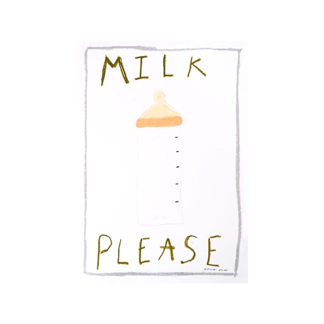 Tatiana Alida Baby Trio - Sleep Please, Milk Please & Nappies Please A4 Prints by Tatiana Alida For Sale - Image 4 of 6