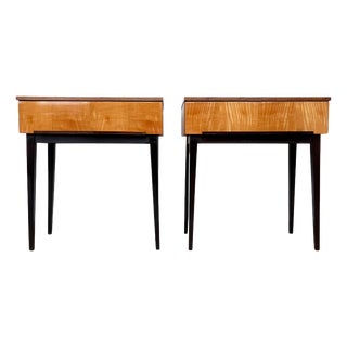 Wooden Tables from Up Zavody, Former Czechoslovakia, 1940s, Set of 2 For Sale