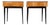 Wooden Tables from Up Zavody, Former Czechoslovakia, 1940s, Set of 2 For Sale