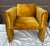 Gold Urban Outfitters "Floria" Gold Velvet Waterfall Accent Chair For Sale - Image 8 of 8