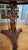 Early 20th Century Neoclassical Burl Wood Table With Metal Ornamentation For Sale - Image 4 of 12