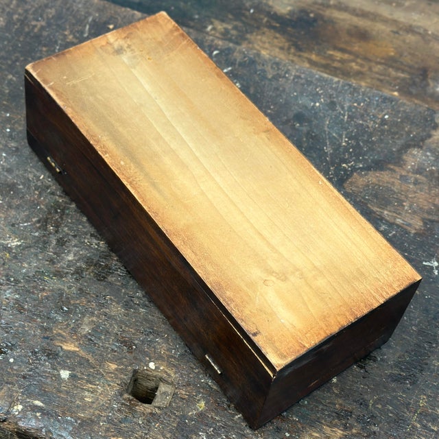 Antique Kronprinz Wilhelm Hand Carved Wooden German Trench Art Box For Sale - Image 9 of 12