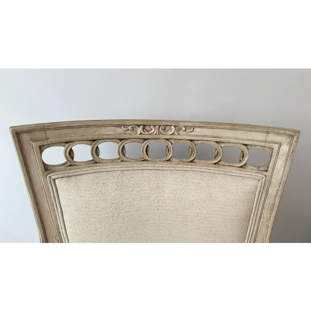 Wood Antique French Neoclassical Armchairs-A Pair For Sale - Image 7 of 13