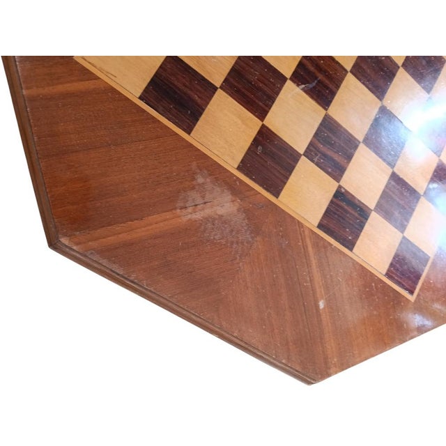 Wood Vintage Game Table in Wood, 1970s For Sale - Image 7 of 9
