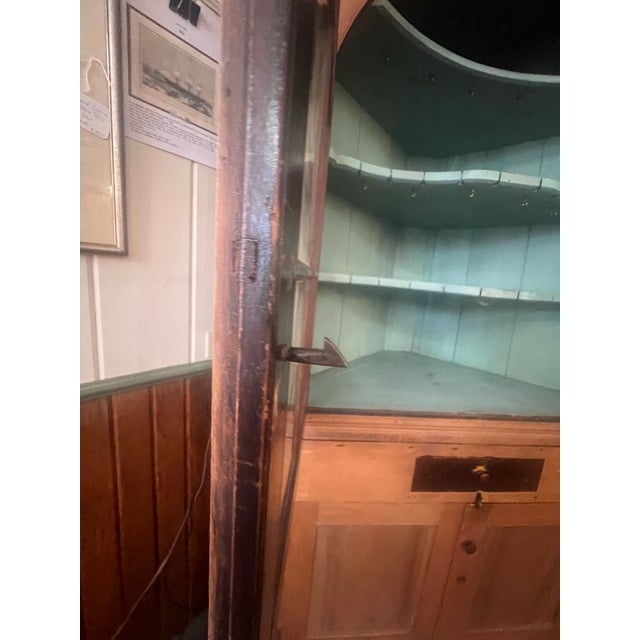 Amazing Large French Country Early to Mid 1800's Corner Cupboard For Sale - Image 11 of 11