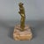 Vintage 20th Century Bocce Player in Bronze with Marble Base For Sale - Image 4 of 12