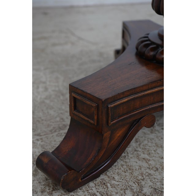 Maitland Smith Round Inlaid Accent Table For Sale - Image 13 of 15