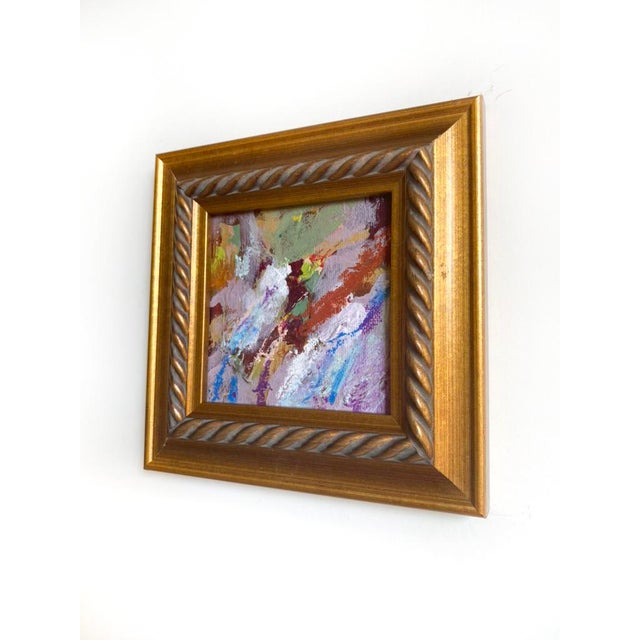 2020s "Holding on to Summer" Pair of Framed Mini Paintings by Jessalin Beutler For Sale - Image 5 of 5