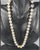 Gemstone 41 Round Akoya Pearls Strand Necklace Set in Metal Ball Clasp For Sale - Image 7 of 18