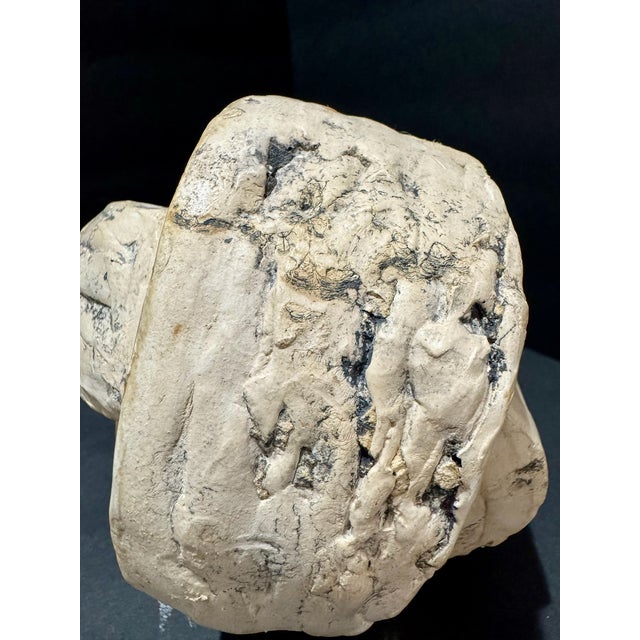 1960s 1960s Larry Mohr Painted Plaster Abstract Sculpture Signed From Artist Estate For Sale - Image 5 of 7