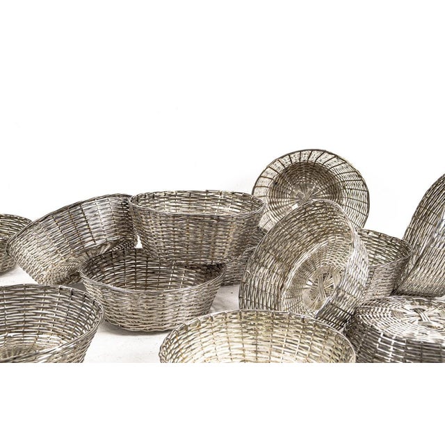 Vintage Silver-Plated Bread Crook For Sale - Image 4 of 18