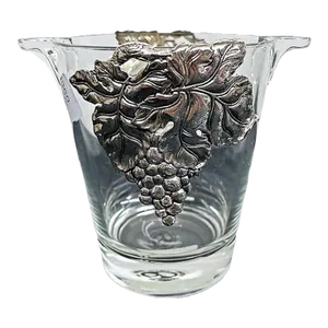 Late 20th Century Arthur Court Ice Bucket Art Nouveau