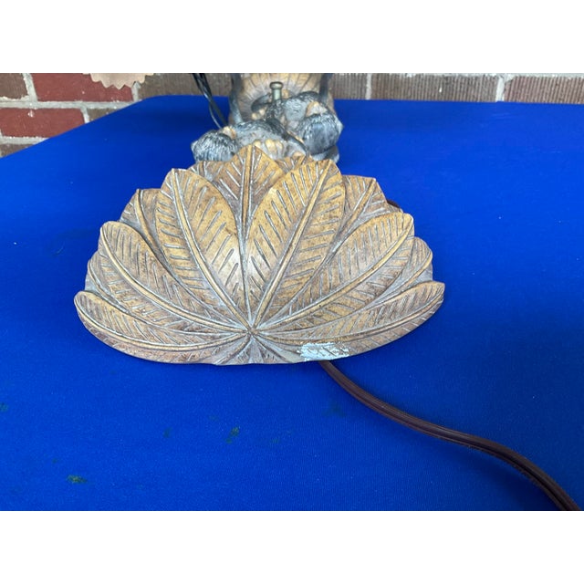 Pair of Vintage Mid-Century Modern Lampcrafters Monkey Palm Beach Trees Wall Double Sconces For Sale - Image 9 of 12