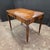 Mid 19th Century Regency Walnut & Rosewood Inlaid Table W/2 Drawers, Brass Beading, Ornate Handles, on Square Tapered Legs on Brass Casters For Sale - Image 11 of 15