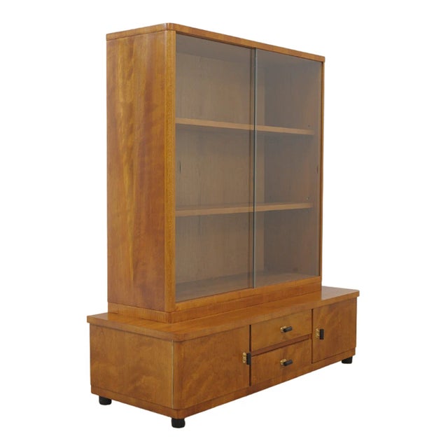 Art Deco Bookcase, Former Czechoslovakia, 1930s For Sale - Image 9 of 9