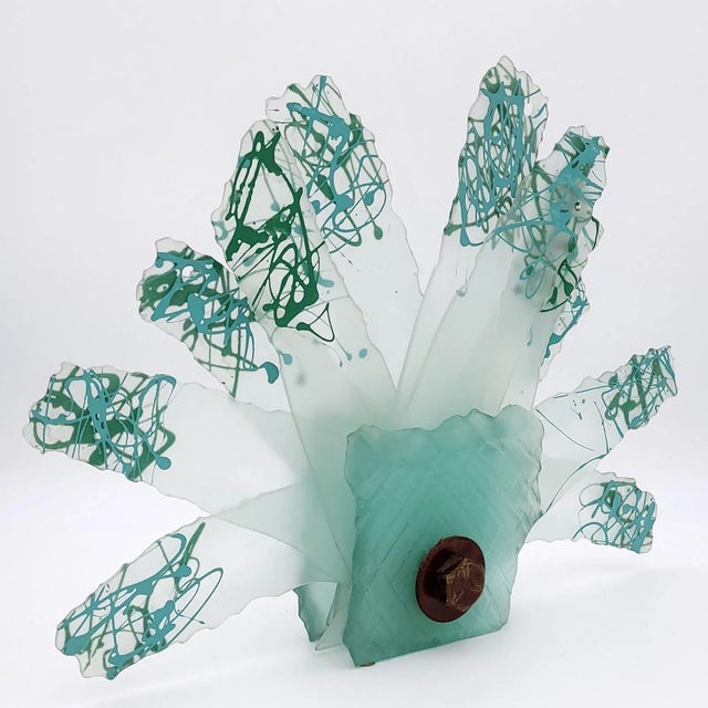 1980s "Rusted Bolt Series" Glass Sculpture, Circa 1984 For Sale - Image 5 of 10