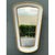This set of two vintage mirrors presents a bold, sculptural trapezoid silhouette, with a broad, softly rounded top that...