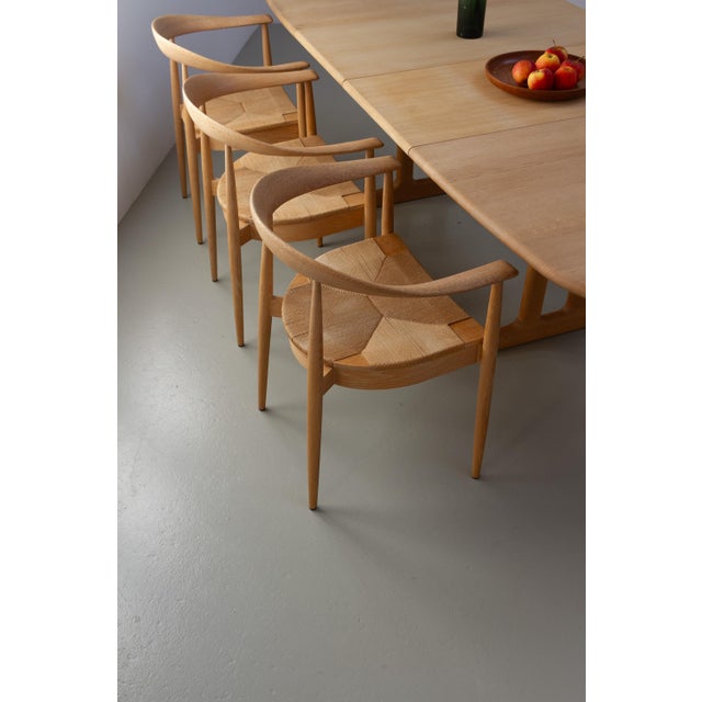 Danish Modern Oak and Paper Cord Chairs by Falsig, 1970s, Set of 6 For Sale - Image 18 of 18