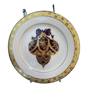 Vintage Muirfield Celebrity 9408 Salad/Accent Plate - Purple Ornament