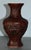 Metal Antique Carved Chinese Figural Cinnabar Vase For Sale - Image 7 of 12