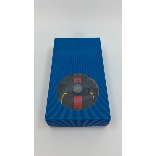 Rare 1995 Click Clock Complete Set by Verner Panton for Crival – Nos Swiss Design For Sale - Image 6 of 16